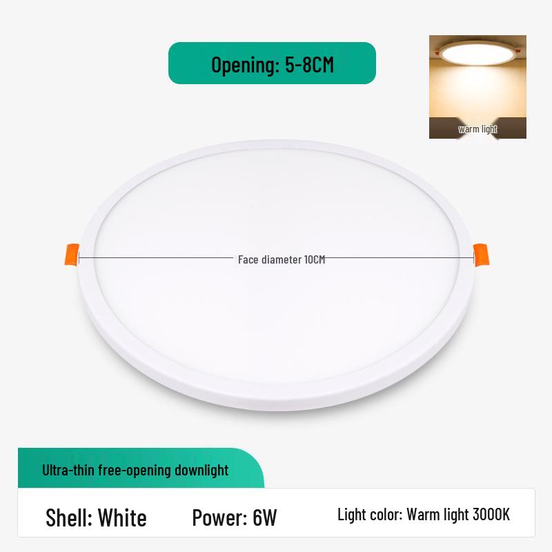 

Adjustable Recessed High Brightness Downlight with Retractable 1520 Hole Distance