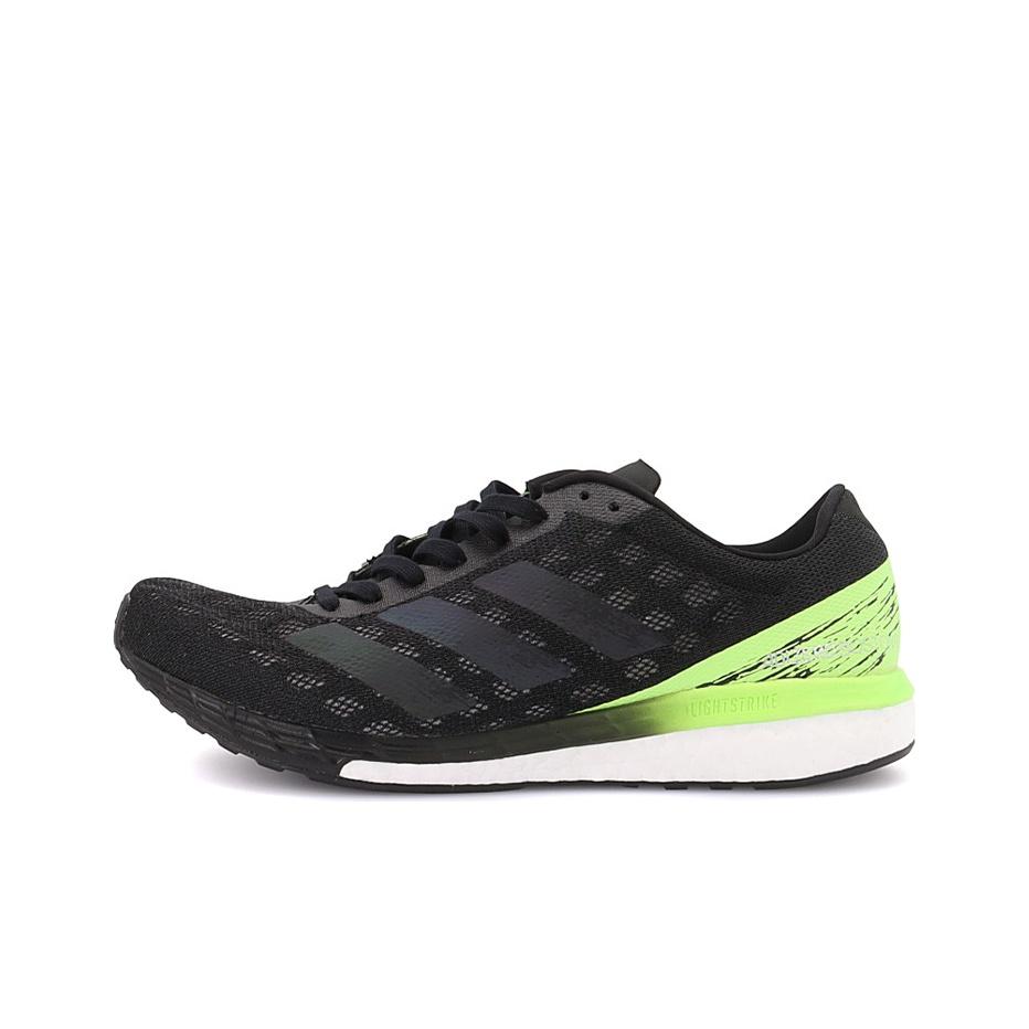adidas Adizero Boston 9 Nero Verde Segnale Uomo Sneakers Core-Black EG4657
