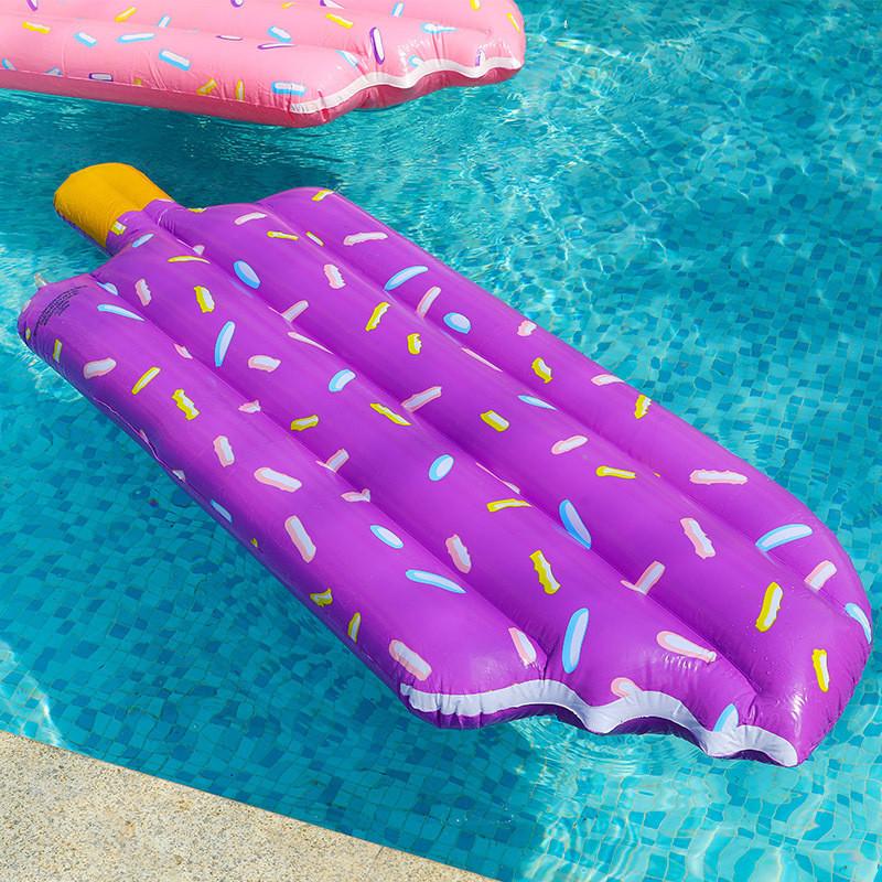 

And Child Adult Inflatable Cartoon Ice Cream Floating Drainage Mount Toy StyleB