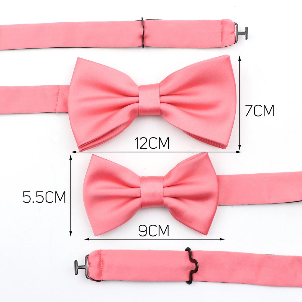 Men Kids Yellow Khaki Brown Suspender Bowtie Set Elastic Adjustable Y-Back Braces Straps Daily Father-Child Braces Accessory