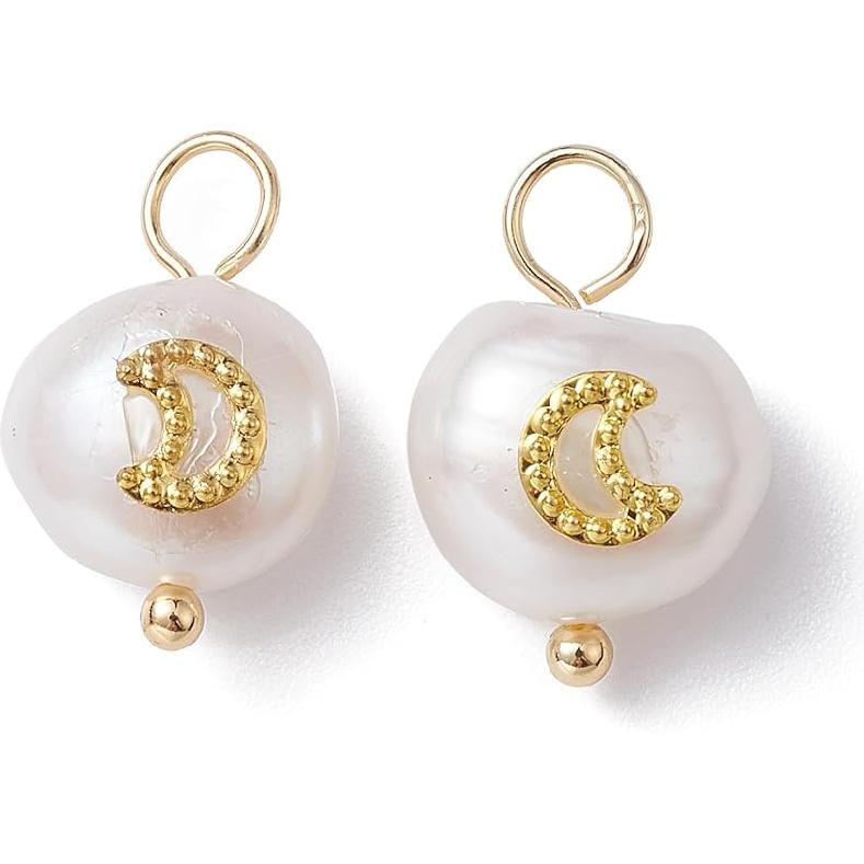 Airssory 100 Pcs Ocean Life Charms Natural Cowrie Shell Charms for Earring Bracelet Necklace Jewelry DIY Craft Making