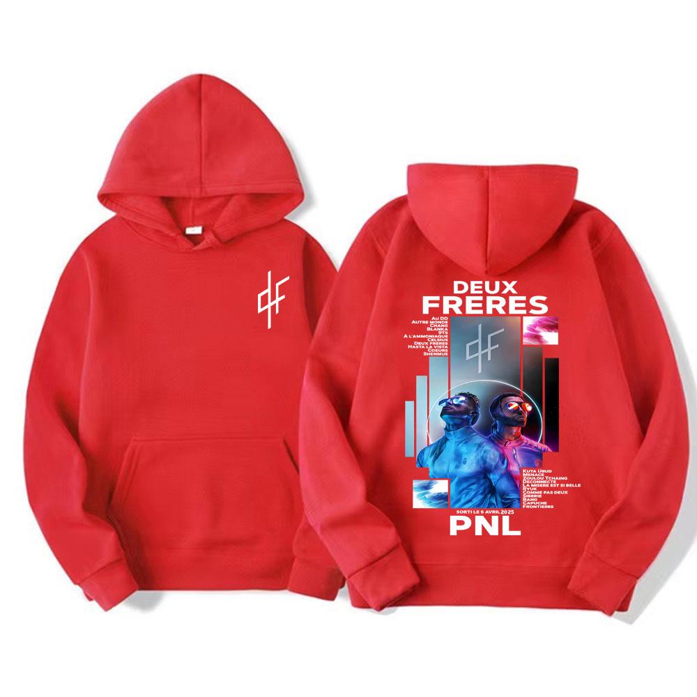 Le Monde Chico Pnl Album French Rapper Graphic Hoodies Men Women Harajuku Hip Hop Punk Sweatshirts High Quality Fleece Pullovers