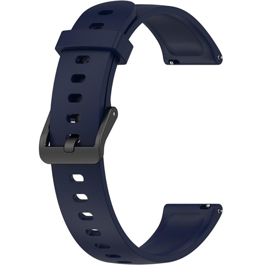 Silicone Strap for Realme Band 2, Navy Blue