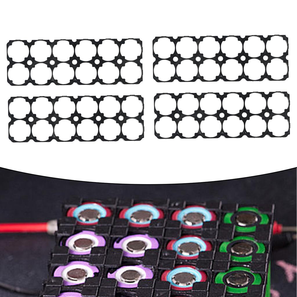 New Battery Holder Battery Brackets 2x6 21700 Batteries Holding Battery Packs Plastic Frame Bracket Battery Holder Stand