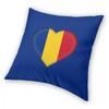 Romania Flag Square Pillow Case Decorative Pillow Romanian Awesome Cushion Covers