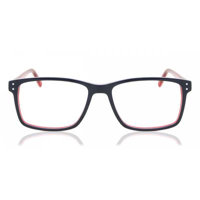Full Rim Square Blue Red Smartbuy Collection Coby Blue Light Block A85e Fashion Unisex Eyeglasses