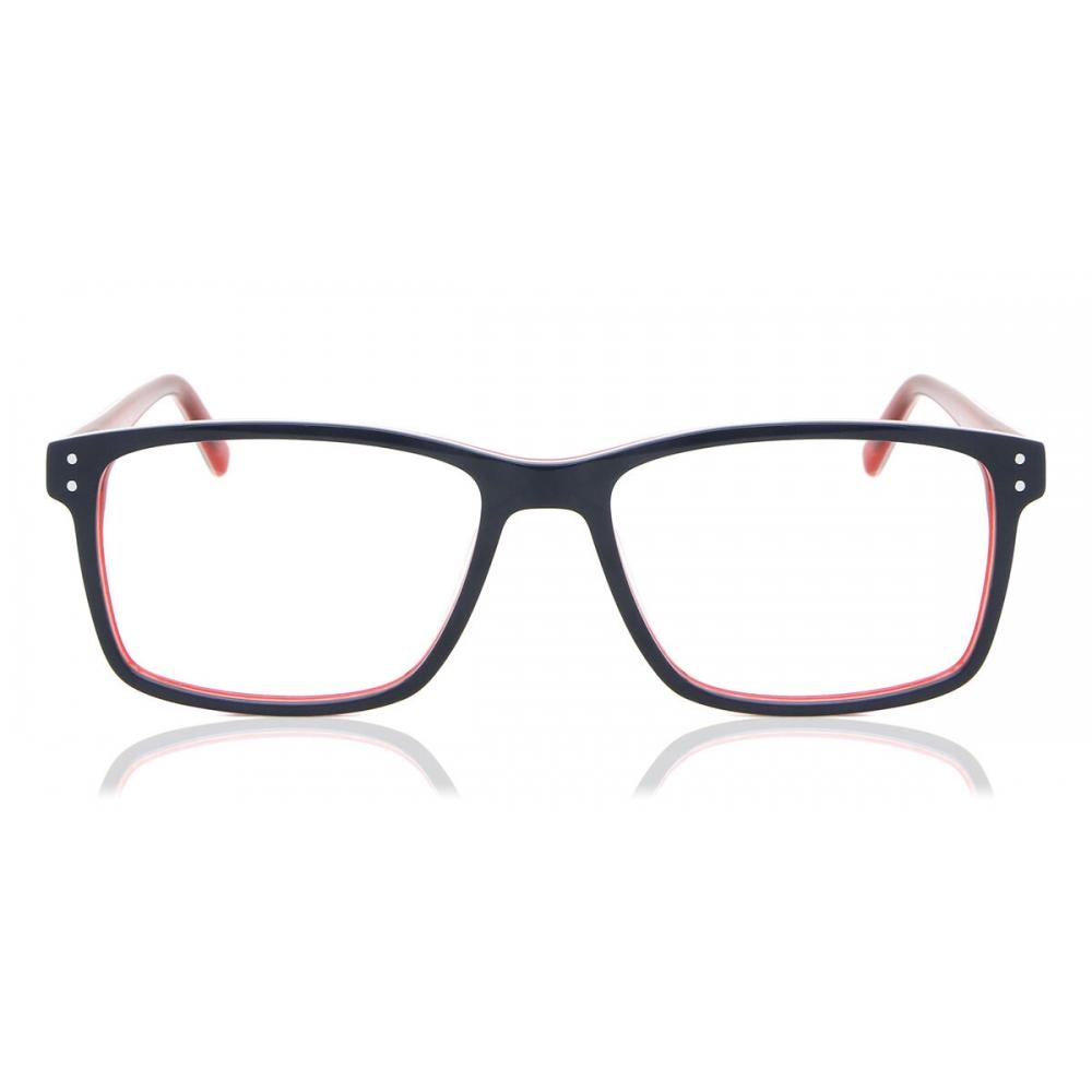 Full Rim Square Blue Red Smartbuy Collection Coby Blue Light Block A85e Fashion Unisex Eyeglasses