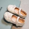 Girls Hanfu Shoes 2025 Spring New Princess Single Shoes Ancient Style Embroidered Comfortable Shoes Girls Small Leather Boots