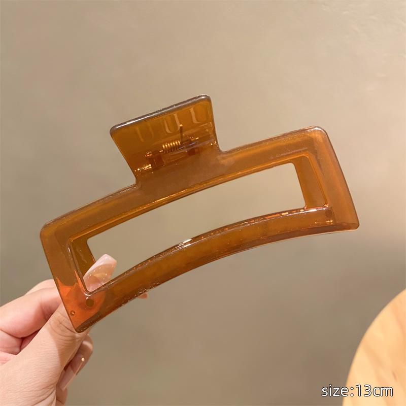 Exquisite Acrylic Claw Clip for Thick Hair - Large High-End Shark Hairpin
