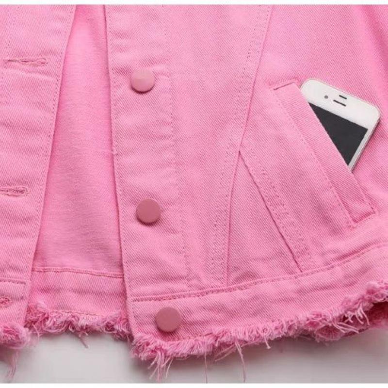 Frayed Edge Sleeveless Denim Vest - Slimming, Versatile & Flattering Spring/Summer Jacket Top