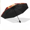 VfB Stuttgart FC Automatic 3‑Fold Umbrella 8‑Rib Windproof Folding Umbrella Sun Rain Protection For Outdoor Travel Daily Use