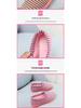 2024 Women's Winter Non-Slip Plush Indoor Slippers - Fleece-Lined, Heel-Covered, Warm Cotton Shoes