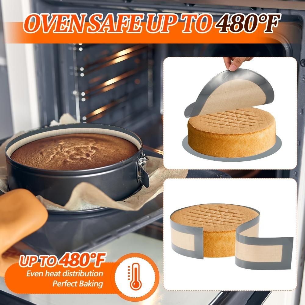 Silicone Bread Liner Reusable Food-Grade Bread Baking Mat Heat Resistant Sling Non-Stick Loaf Pan Lifters Dough Transfer Tool