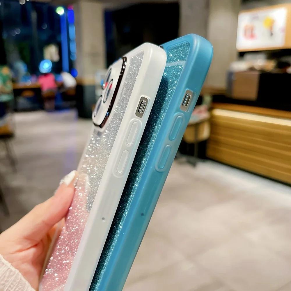 ITel P40 S23 Plus Spark 20 C GO 2024 Glitter Telefondeksel for Infinix Hot 40 Zero 30 Smart 8 7 Siery Skinnende Beskytt Kameradeksel