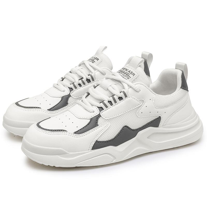 

Jinjiang men s shoes high-end white shoes summer breathable mesh comfortable running sports shoes men s casual board shoes 39 белый