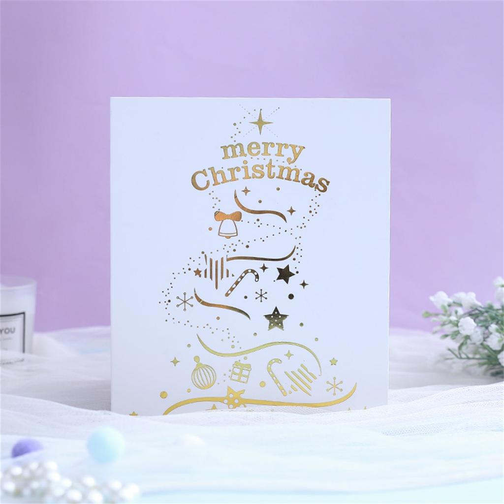 Christmas Greeting Card Three-dimensional 3D Handmade Gift Card Thank You Card