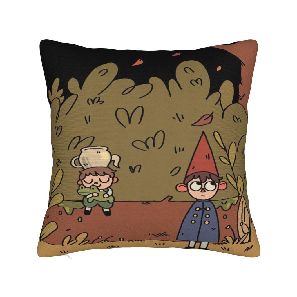 Over the Garden Wall Pillow Case  Kawaii Pillow Cover Graphic Pillowcases For Living Room Sofa
