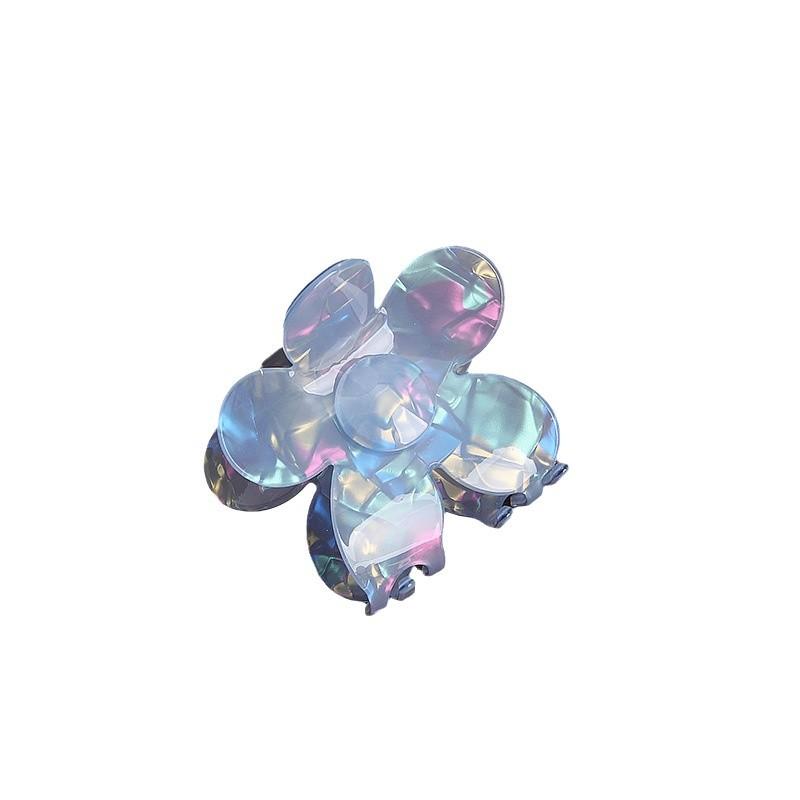 French Atmosphere~ Fairy Transparent Flower Hairpin Grab Clip Female Advanced Sense Back Head Shark Clip