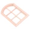 1:12 Dollhouse Miniature Wooden Arched Window Model Furniture Accessories