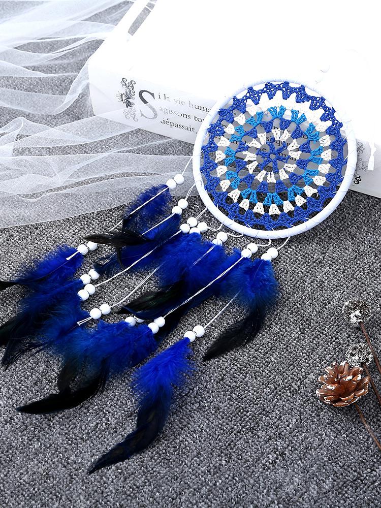 Dream Catcher Office Bedroom Hanging Ornaments Creative Hand-Woven Feather Car Pendant Wall Decor Birthday Gift Home Decoration