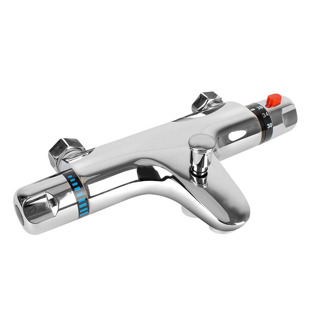 Robinet de baignoire Outil de salle de bain Mitigeur de salle de bain Mélangeur eau chaude et froide Robinet thermostatique Robinet de douche thermostatique