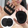 Nonslip Fingerless Weightlifting Glove Palms Protectors Four Finger Fitness Exercise Dumbbells Glove Workout Hand Grip