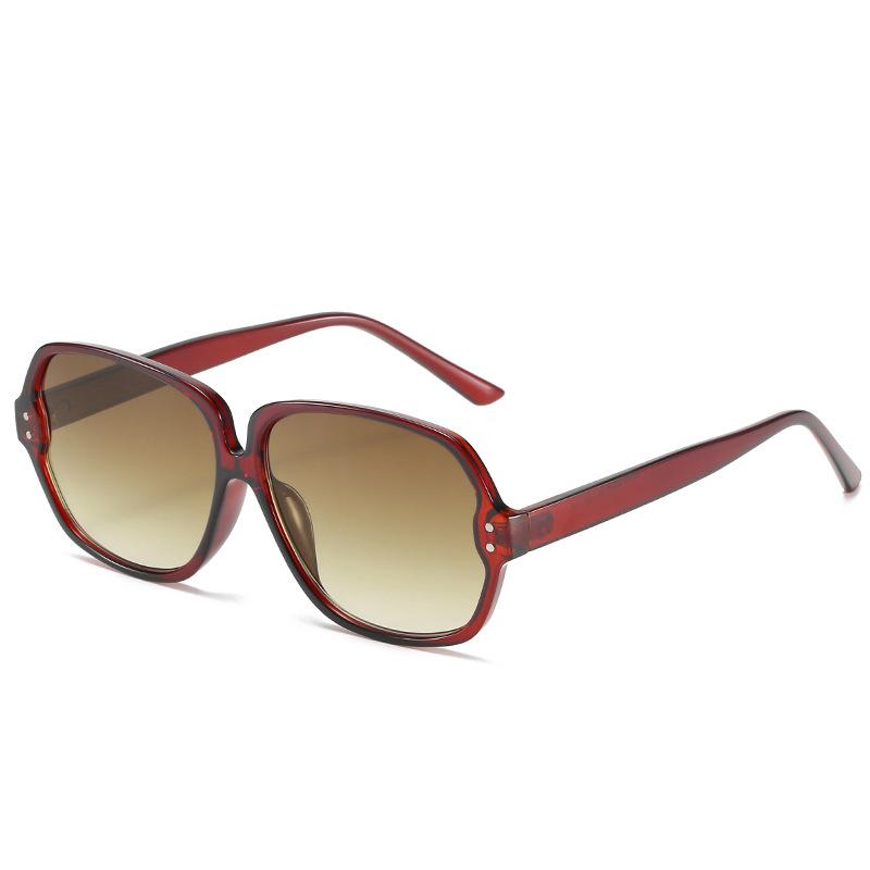 2020 Sunglasses, Personalized Rice Nail Versatile Glasses, Square Black Sunglasses For Women