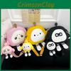 Eggy Party Cartoon Canvas Backpack With Pendant Fashion Bag Kid Gifts Birthday