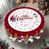 Christmas Tablecloth New Year 2026 Santa Claus Snowman Navidad Table Cover Christmas Party Table Decoration for Home 2026 Gifts