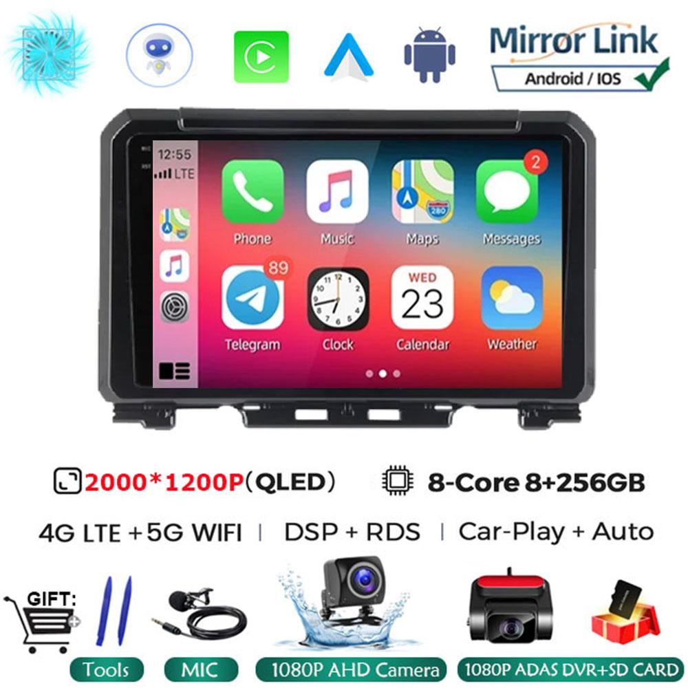 9 Inch Android 14 For Suzuki Jimny JB64 JB74 2018 - 2020 Multimedia Video Player Car Radio Stereo GPS Navigation Carplay