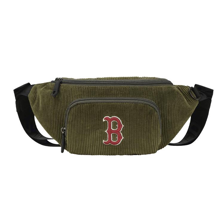 New MLB Boston Red Sox Corduroy Fanny Pack Regular Unisex Green 32BGCB011-43K