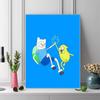Adventure Time Pattern  3pcs 100% Round Full Drill 5D DIY Diamond Painting Embroidery Cross Stitch Rhinestone Décor