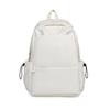 Student Schoolbag Women's Large Capacity Solid Color Backpack