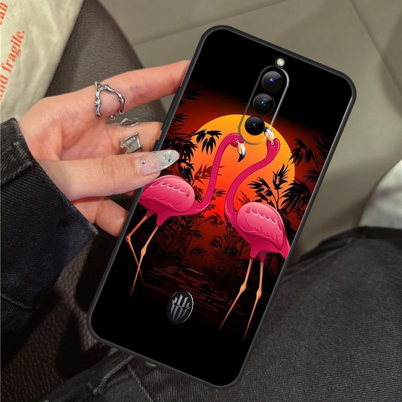 Flamingo Bird Case For ZTE Nubia RedMagic 11 Air 8 9 10 8S 9S 10S Pro Plus 5G 5S 6 7 6S 7S Pro 10 Air Cover