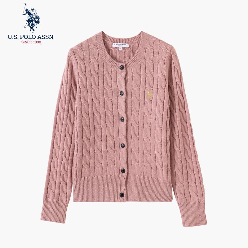 

U.S. POLO ASSN. Women s Solid Wool Blend Knitted Cardigan S