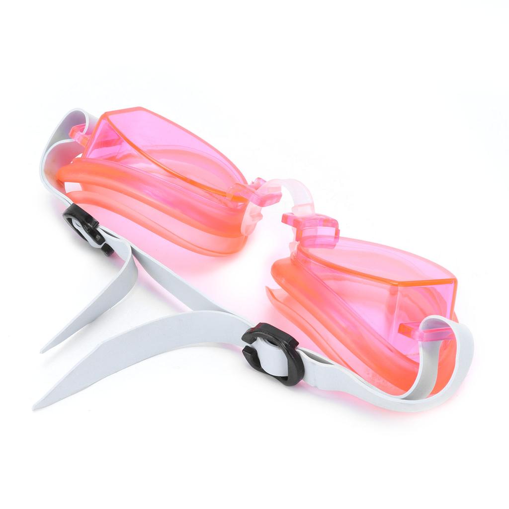 Swimming Glasses with Earplugs and Nose Clip Adjustable Swimming Goggles for Kids ChildrenRed