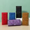 Women's Frosted PU Long Wallet Clutch - Large Capacity, Multi-purpose Card Holder