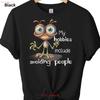 Lustiger Print T-Shirt Sarkastisch Humorvoll Vintage Atmungsaktiv Mode Dehnbar Streetwear Grafik Weich Unisex