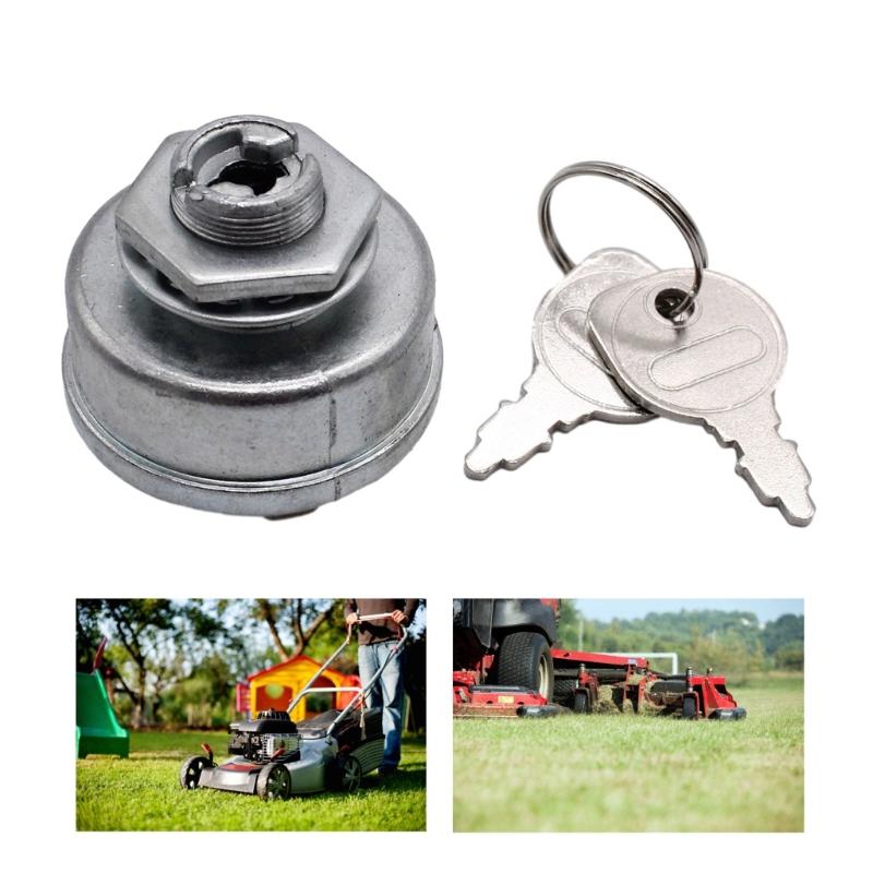 Ignition Starter Switch 5 Pin with 2 Keys for Tractor Lawn Mower Garden Tool AM31995 AM1023444 5323654-02 700172 741308