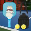 Cartoon Kid's Pickleball Set Colorful Children's Pickleball Rackets  Sports Accessory