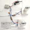 220V Wireless Remote Control Light Switch for LED/Ceiling/Incandescent Lamps