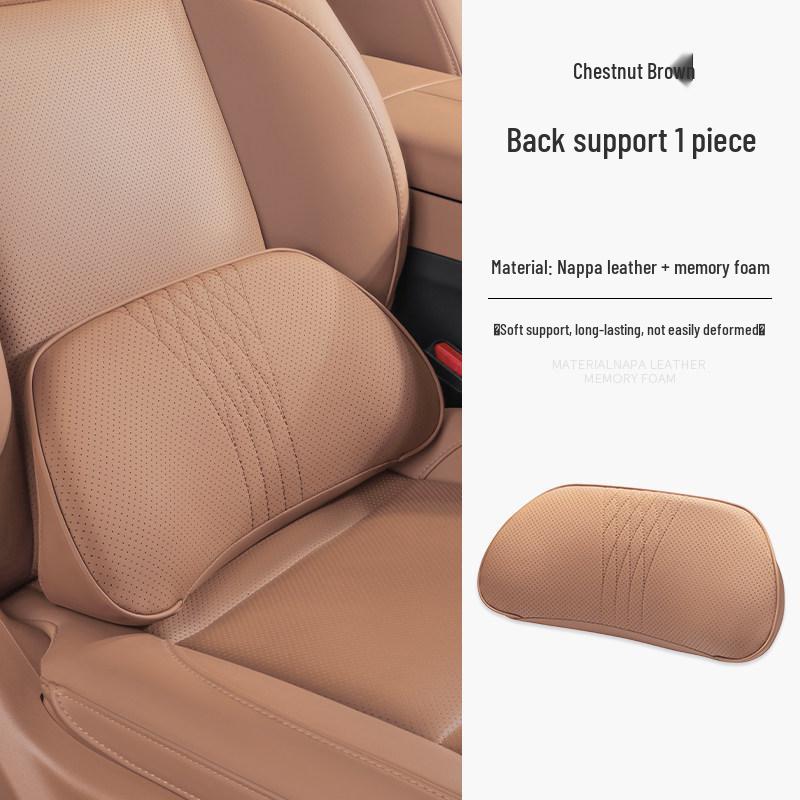 Xpeng P7/P5 Headrest Neck Pillow & Lumbar Support Cushion for Comfort in Car Interior