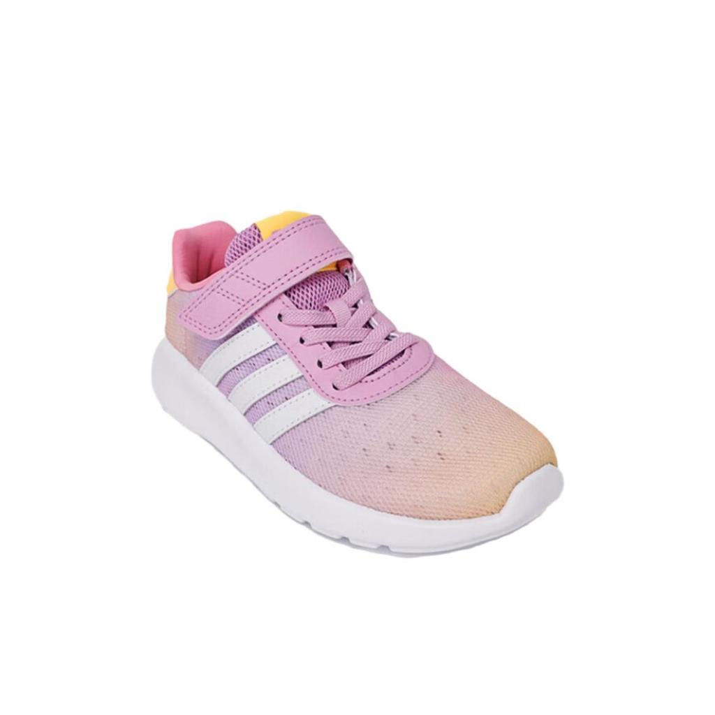 Adidas Neo Lite Racer 3.0 Comfortable Versatile Non-Slip Durable Low-Top Casual Shoes Kids Sneakers Pink White ID3398