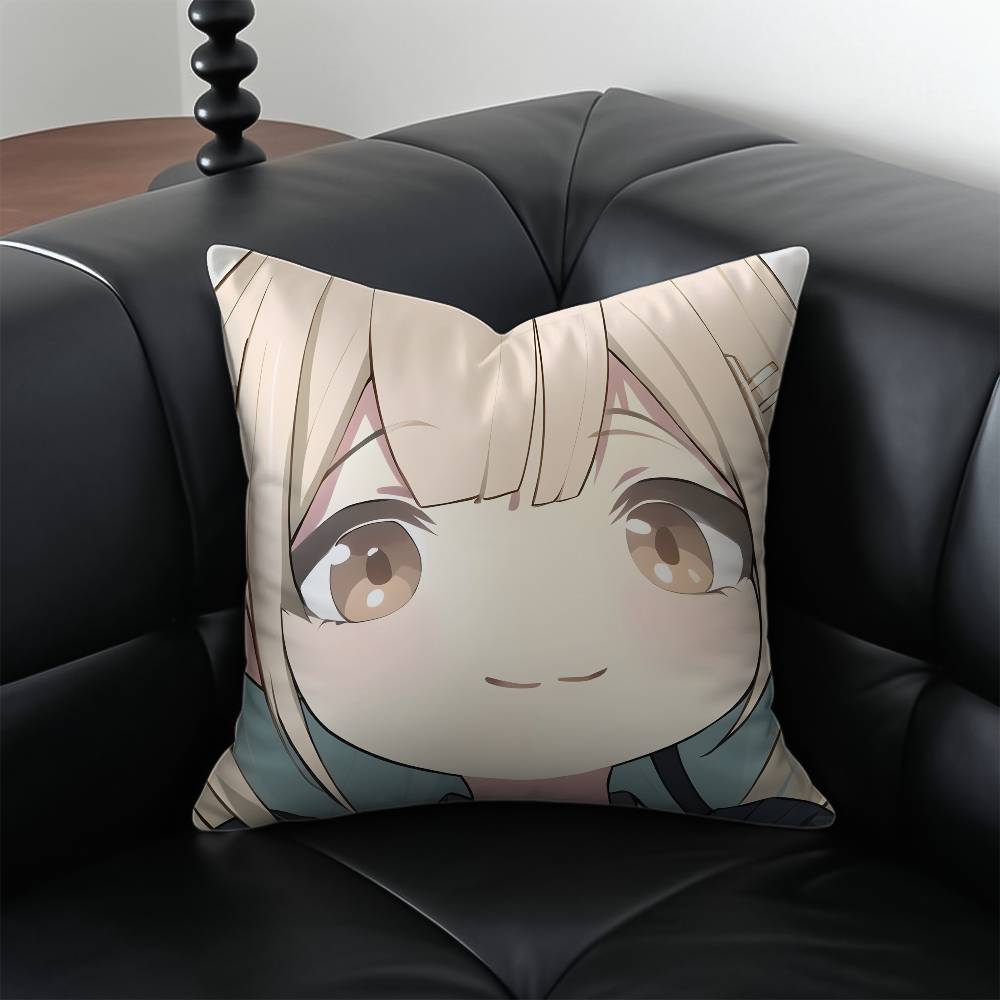 Cartoon BanG Dream Its MyGO-Cute Pillow Case Anti-dustmite Pillowcase Invisible Zipper Silky Short Plush Sofa Cushion Cover