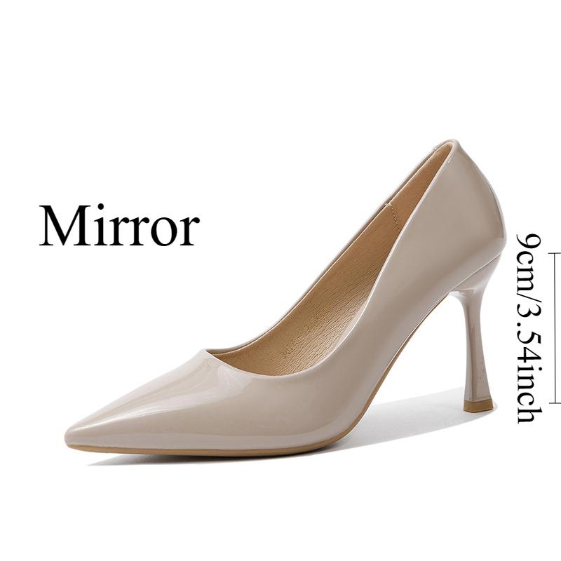 Pantofi cu toc înalt sexy profesioniști, cu vârf ascuțit, pantofi de lucru la modă, pantofi cu temperament pentru femei, pantofi de navetă