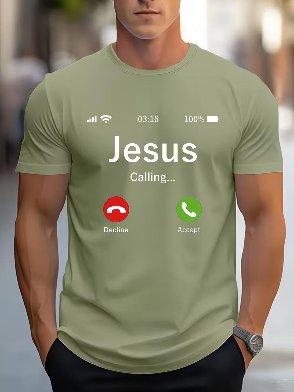 Men S Relaxed Fit Crew Neck Graphic T-Shirt L