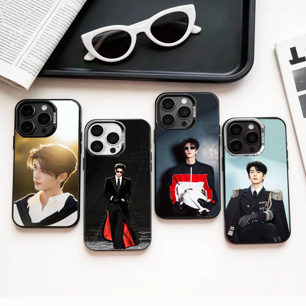 CHINA Z-Zhang Ling He Phone Case For iPhone17,16,15,14,13,12,11 Plus,Pro Max Colored Silver Plated Inside Cover
