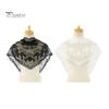 Triangle Scarf Lace Satin Shawl Scarf Hollow Embroidery Flower Pattern Beach Sun Protection Shawl Women Daily Wear