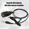 Mini Lapel Clip On Microphone Speech Teaching Sound Amplifier for Phone Laptop