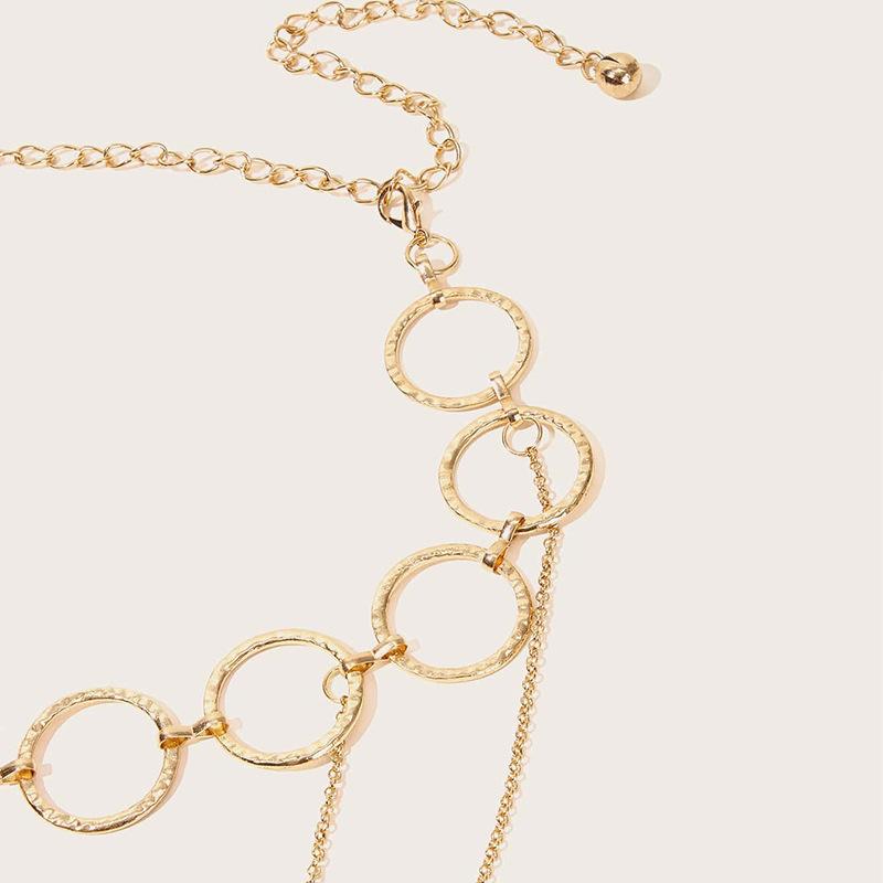 Women's Versatile Fashion Waist Chain Ring Waist Chain Simple Fashion Women's Versatile Waist Chain Metal Women's Waist Chain